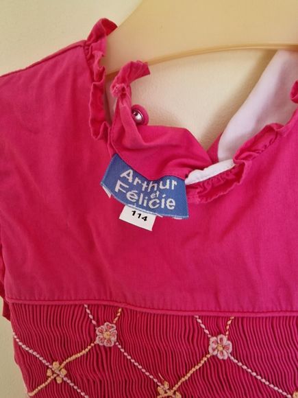 Arthur ET Felicie Pink Dress Age 6-7 114cm - Picture 6 of 6
